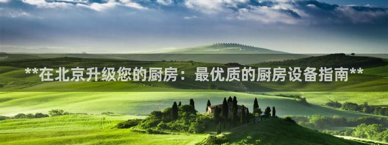 尊龙凯时只输不赢：**在北京升级您的厨房：最优质的厨房设备指