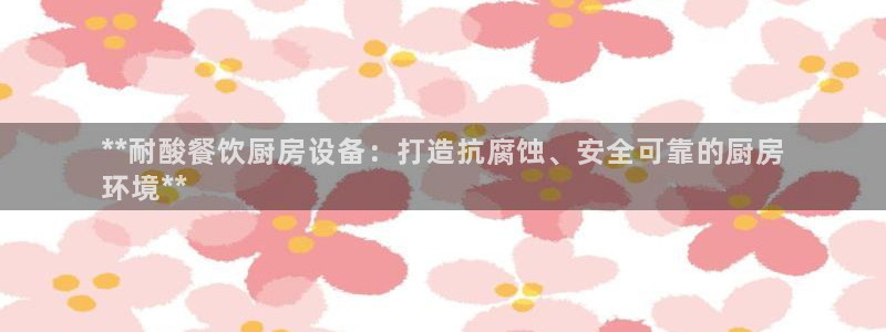 尊龙凯时注册：**耐酸餐饮厨房设备：打造