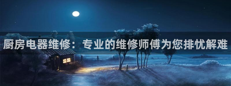 尊龙集团有限公司是国企吗：厨房电器维修：专业的维修师傅为您排