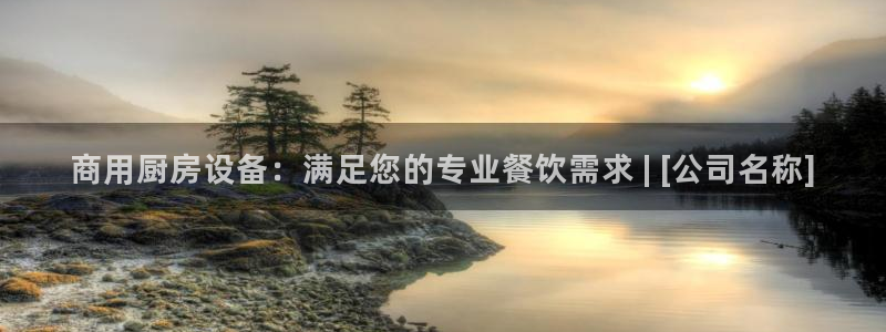 凯时国际娱乐官方网址：商用厨房设备：满足您的专业餐饮需求 |