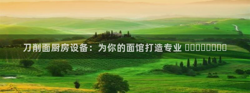 尊龙体育游戏平台：刀削面