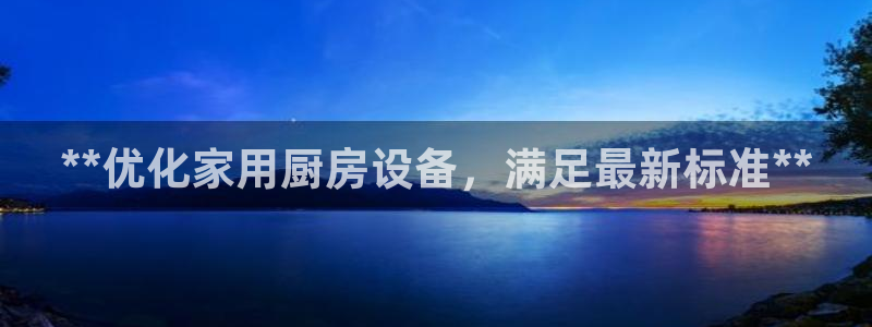 尊龙人生就是博登陆：**优化家用厨房设备，满足最新标准**