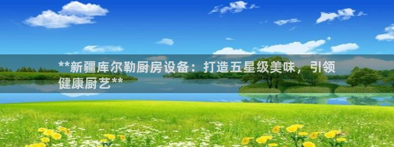 尊龙 am i blue：**新疆库尔勒厨房设备：打造五星级