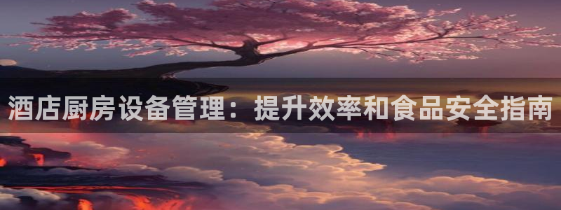 凯时kb88会员登录：酒店厨房设备管理：提升效率和食品安全指