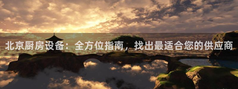 尊龙凯时电竞注册：北京厨房设备：全方位指南，找出最适合您的供